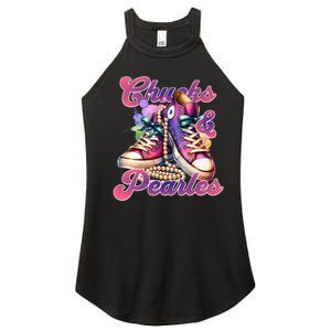 Chucks And Pearls Im With Her Kamala Harris 2024 Women's Perfect Tri Rocker Tank