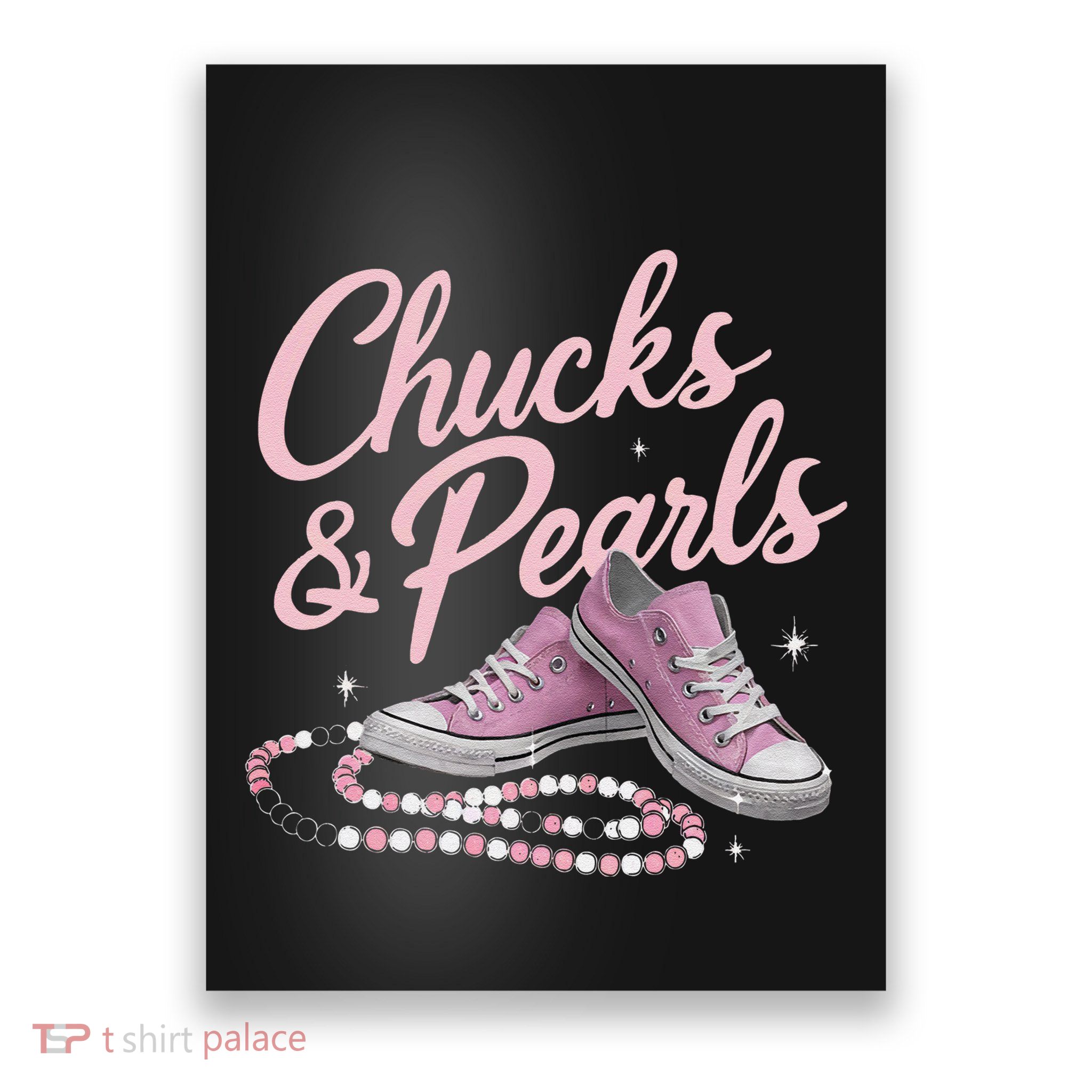 Chucks And Pearls 2024 Kamala Harris For President 47th Poster