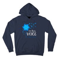 Child Abuse Prevention Awareness IM Their Voice Pinwheel Hoodie