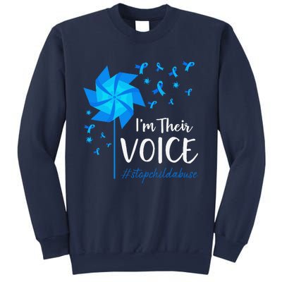 Child Abuse Prevention Awareness IM Their Voice Pinwheel Sweatshirt