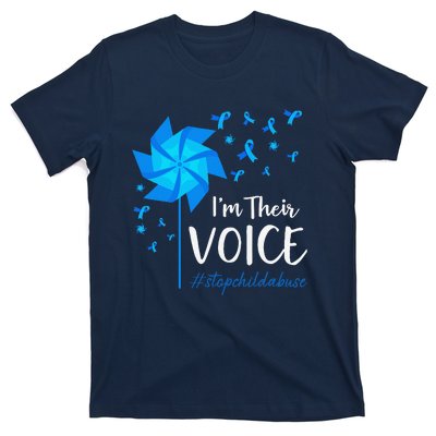 Child Abuse Prevention Awareness IM Their Voice Pinwheel T-Shirt