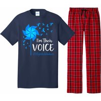 Child Abuse Prevention Awareness IM Their Voice Pinwheel Pajama Set