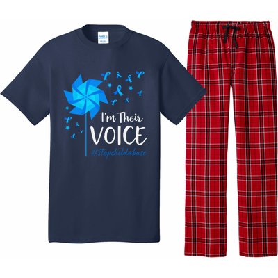 Child Abuse Prevention Awareness IM Their Voice Pinwheel Pajama Set