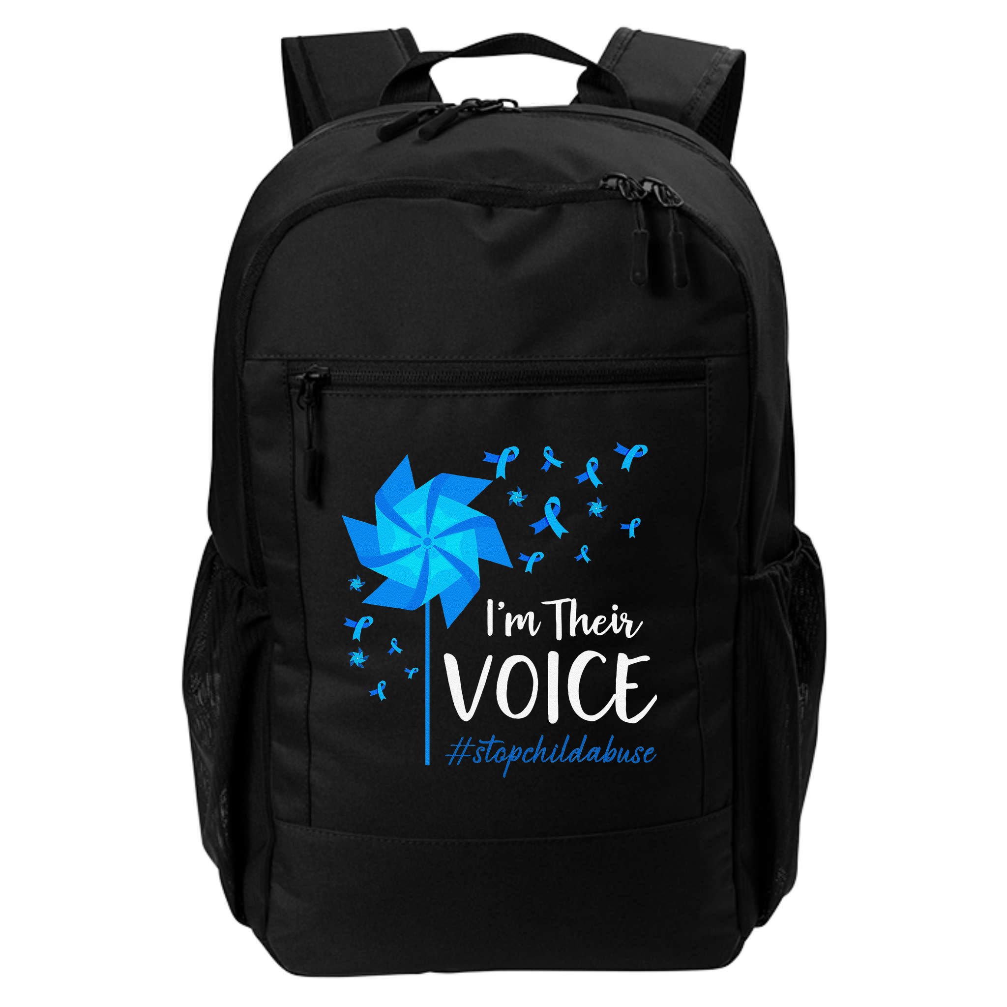 Child Abuse Prevention Awareness IM Their Voice Pinwheel Backpack