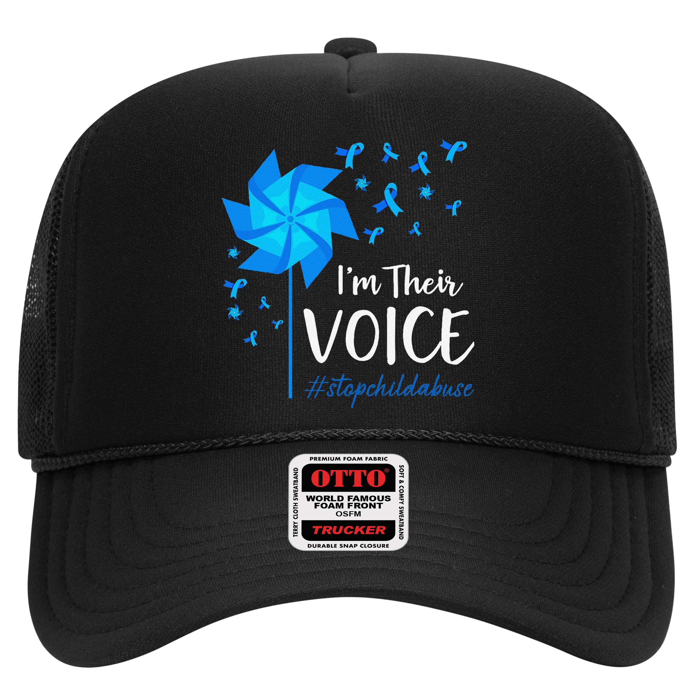Child Abuse Prevention Awareness IM Their Voice Pinwheel Hat