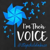 Child Abuse Prevention Awareness IM Their Voice Pinwheel Hat