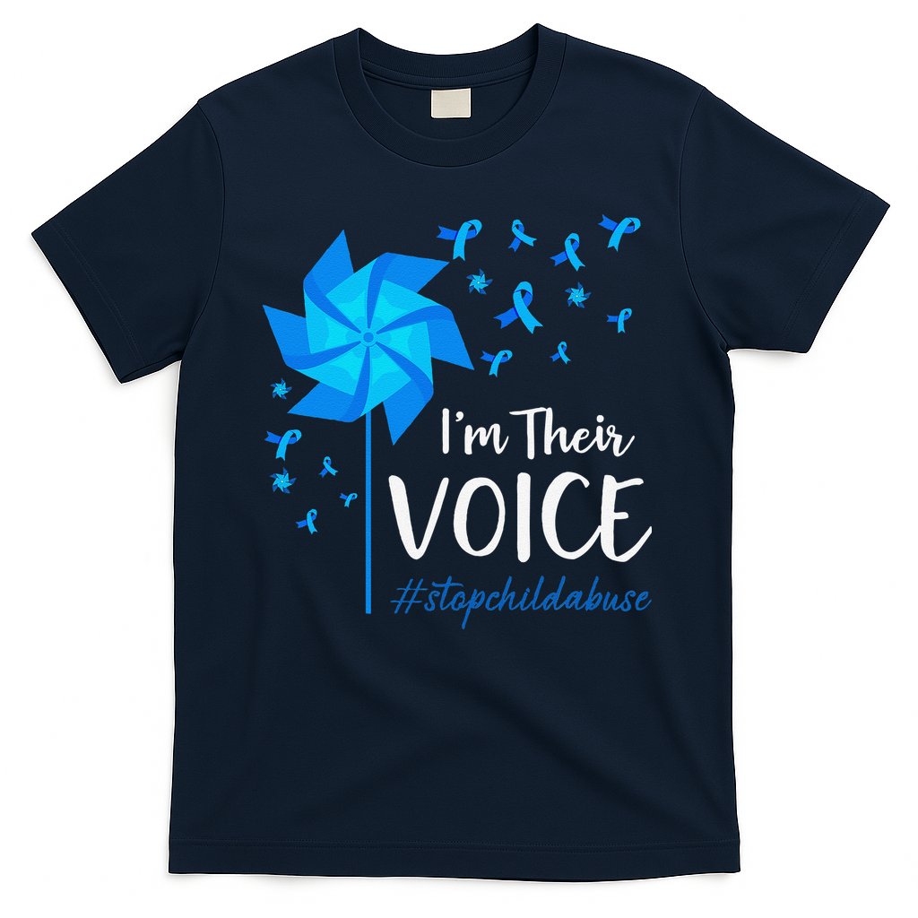 Child Abuse Prevention Awareness IM Their Voice Pinwheel T-Shirt
