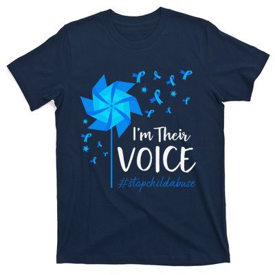 Child Abuse Prevention Awareness IM Their Voice Pinwheel T-Shirt