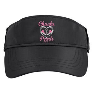 Chucks And Pearls 2024 Black History Chucks And Pearls Adult Drive Performance Visor