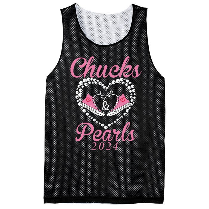 Chucks And Pearls 2024 Black History Chucks And Pearls Mesh Reversible Basketball Jersey Tank