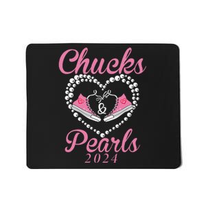 Chucks And Pearls 2024 Black History Chucks And Pearls Mousepad