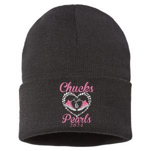 Chucks And Pearls 2024 Black History Chucks And Pearls Sustainable Knit Beanie