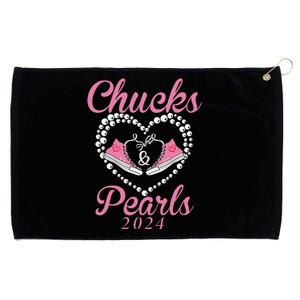 Chucks And Pearls 2024 Black History Chucks And Pearls Grommeted Golf Towel