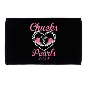 Chucks And Pearls 2024 Black History Chucks And Pearls Microfiber Hand Towel