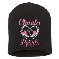 Chucks And Pearls 2024 Black History Chucks And Pearls Short Acrylic Beanie