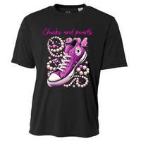 Chucks And Pearls Kamala Harris 2024 For President Cooling Performance Crew T-Shirt