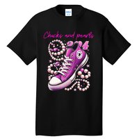 Chucks And Pearls Kamala Harris 2024 For President Tall T-Shirt