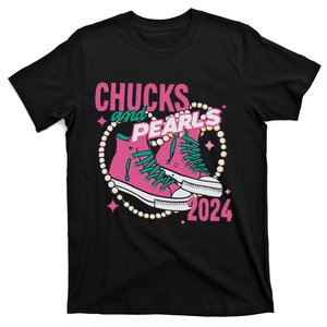 Chucks And Pearls IM With Her Kamala 2024 T-Shirt