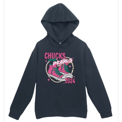 Chucks And Pearls IM With Her Kamala 2024 Urban Pullover Hoodie