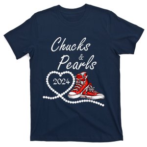 Chucks And Pearls 2024 Kamala Harris For President 47th T-Shirt