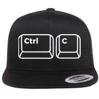Copy And Paste Dad Matching Father Daughter Son S Cool Gift Flat Bill Trucker Hat