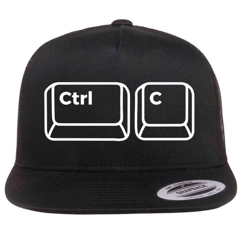 Copy And Paste Dad Matching Father Daughter Son S Cool Gift Flat Bill Trucker Hat
