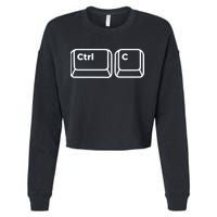 Copy And Paste Dad Matching Father Daughter Son S Cool Gift Cropped Pullover Crew