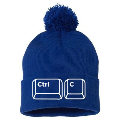 Copy And Paste Dad Matching Father Daughter Son S Cool Gift Pom Pom 12in Knit Beanie