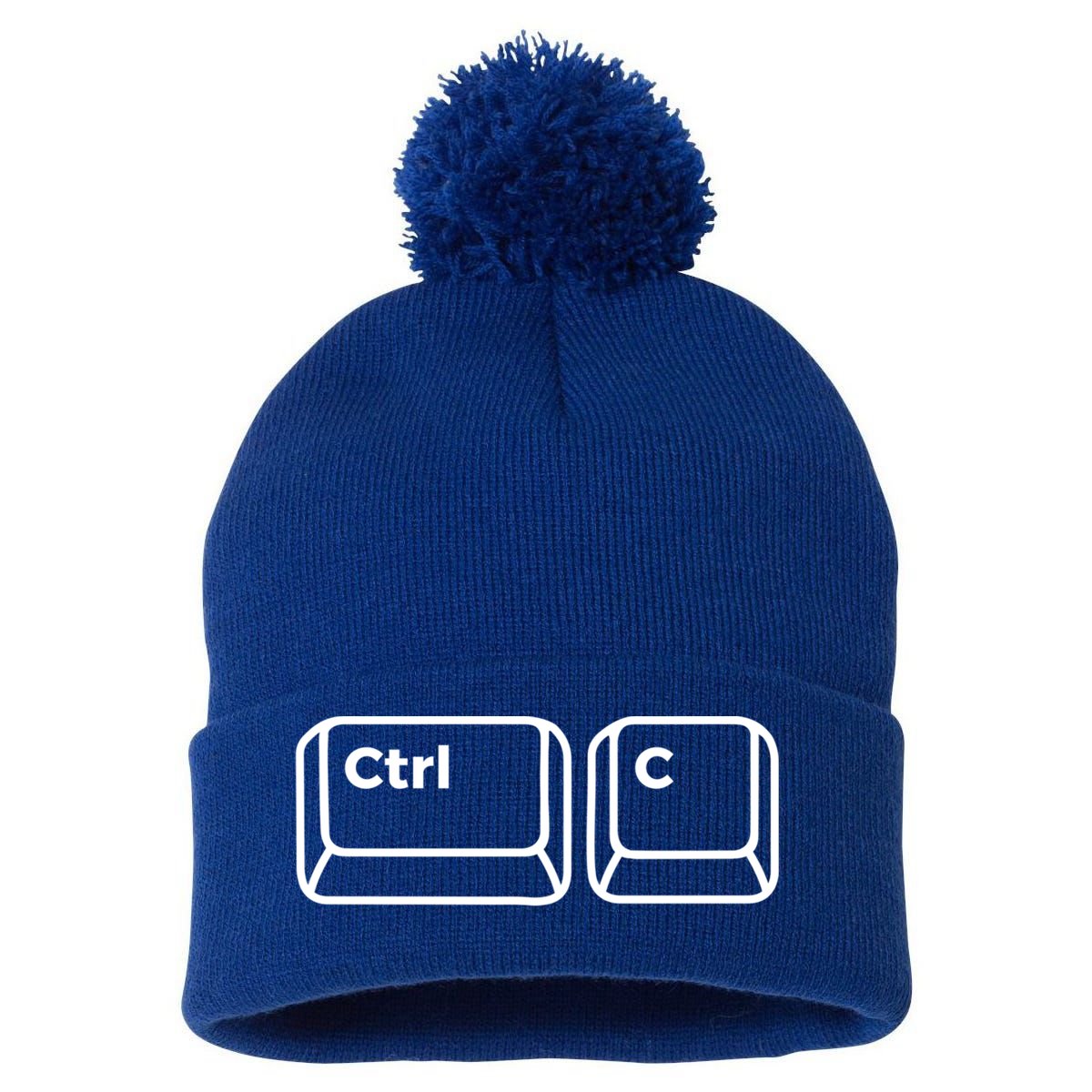 Copy And Paste Dad Matching Father Daughter Son S Cool Gift Pom Pom 12in Knit Beanie