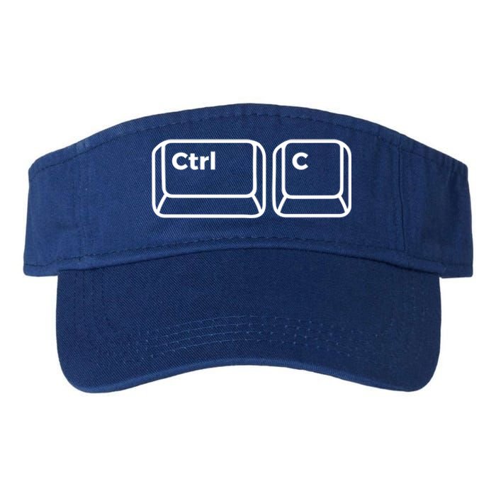 Copy And Paste Dad Matching Father Daughter Son S Cool Gift Valucap Bio-Washed Visor