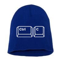 Copy And Paste Dad Matching Father Daughter Son S Cool Gift Short Acrylic Beanie