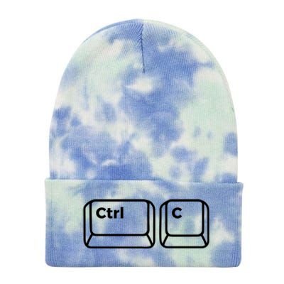 Copy And Paste Dad Matching Father Daughter Son S Cool Gift Tie Dye 12in Knit Beanie