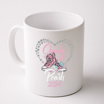 Chucks And Pearls 2024 Election 2024 Gift Coffee Mug