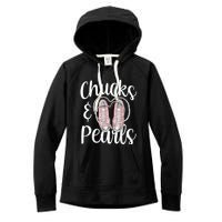 Chucks And Pearls Gift Kamala Harris New Vice President Women's Fleece Hoodie