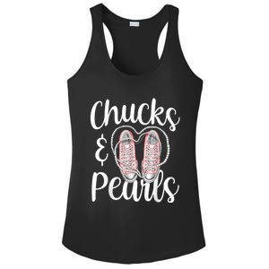 Chucks And Pearls Gift Kamala Harris New Vice President Ladies PosiCharge Competitor Racerback Tank