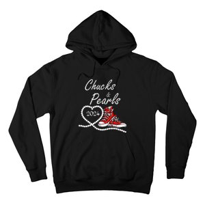 Chucks And Pearls 2024 Kamala Harris For President 47th Gift Hoodie