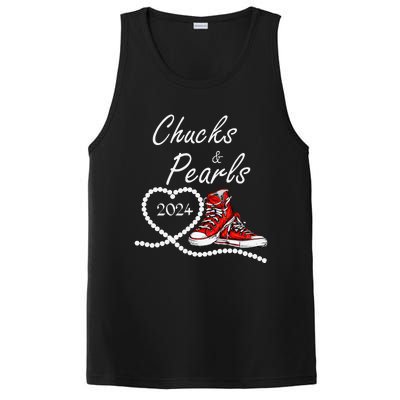 Chucks And Pearls 2024 Kamala Harris For President 47th Gift PosiCharge Competitor Tank