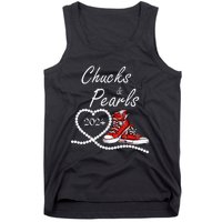 Chucks And Pearls 2024 Kamala Harris For President 47th Gift Tank Top