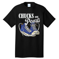 Chucks And Pearls IM With Her Kamala 2024 Tall T-Shirt