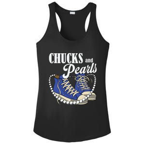 Chucks And Pearls IM With Her Kamala 2024 Ladies PosiCharge Competitor Racerback Tank