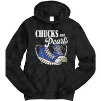 Chucks And Pearls IM With Her Kamala 2024 Tie Dye Hoodie