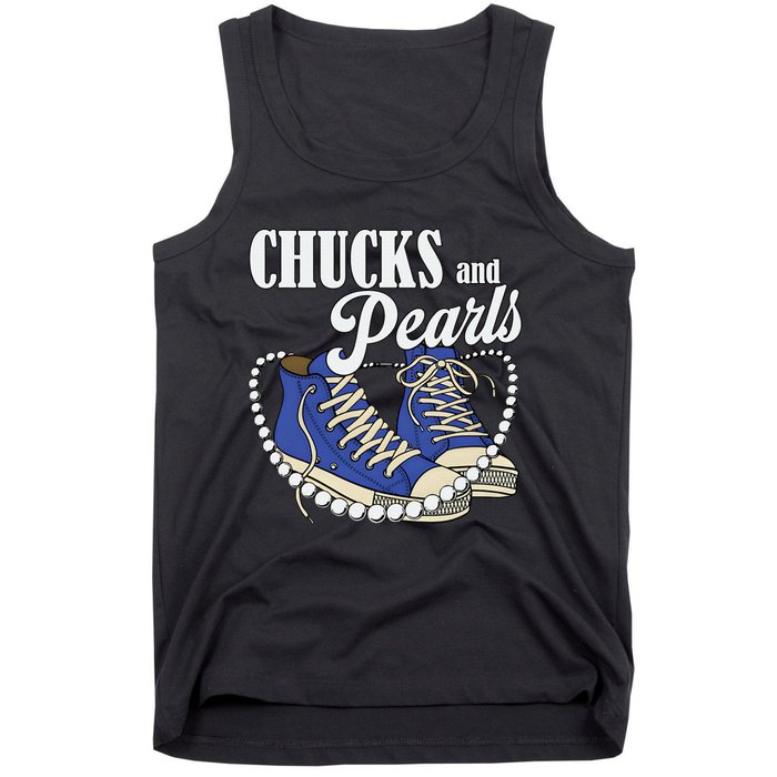 Chucks And Pearls IM With Her Kamala 2024 Tank Top