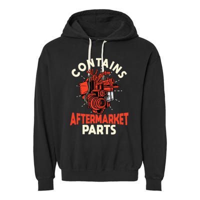 Contains Aftermarket Parts Open Heart Surgery Survivor Garment-Dyed Fleece Hoodie