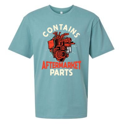 Contains Aftermarket Parts Open Heart Surgery Survivor Sueded Cloud Jersey T-Shirt