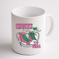 Chucks And Pearls IM With Her Kamala 2024 Coffee Mug