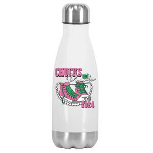 Chucks And Pearls IM With Her Kamala 2024 Stainless Steel Insulated Water Bottle