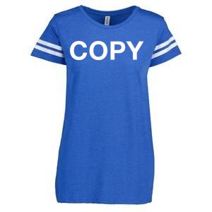 Copy And Paste Matching Father Mother Gift Meaningful Gift Enza Ladies Jersey Football T-Shirt