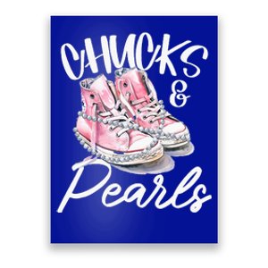 Chucks And Pearls Kamala Harris 2024 Poster