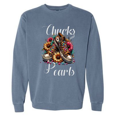 Chucks And Pearls S Garment-Dyed Sweatshirt