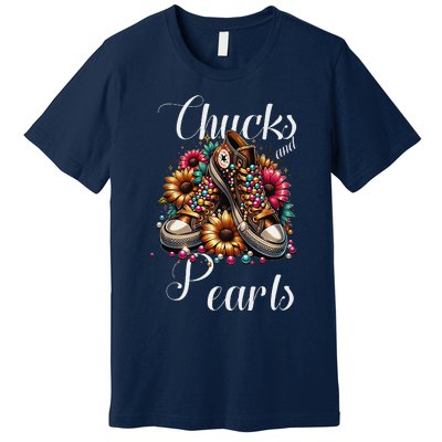 Chucks And Pearls S Premium T-Shirt